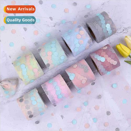 Three colors yarn roll Christmas mesh fabric background fabr
