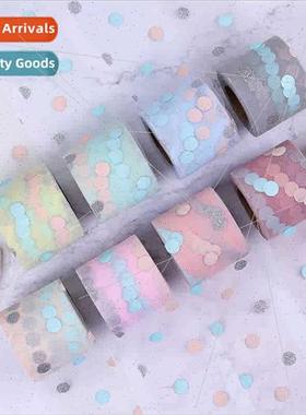 Three colors yarn roll Christmas mesh fabric background fabr