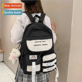 girls sense simple Schoolbag Japan teenage backpack female