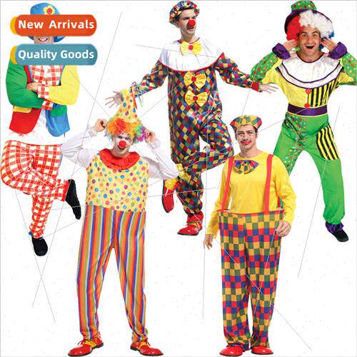 Clown Masquerade Magician Permance Costume Set Backpack Cost