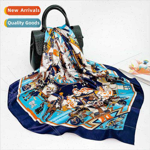 New mulation lk Scarf Women Large Square Scarf 90cm Cartoon