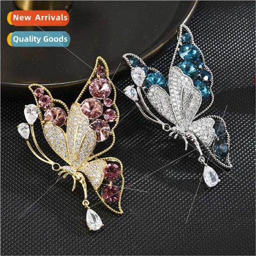 Cocoon into a butterfly elegant brooch female exquise su col