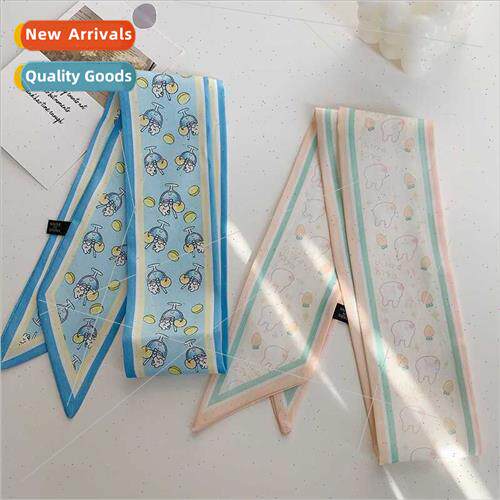 Spring summer  sweet cute bunny scarf hair bfemale simple ve