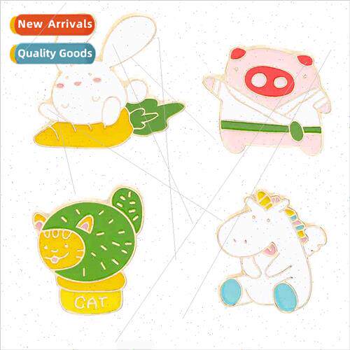 Europe cartoon animal jewelry cute kten hippo rabb eating ra