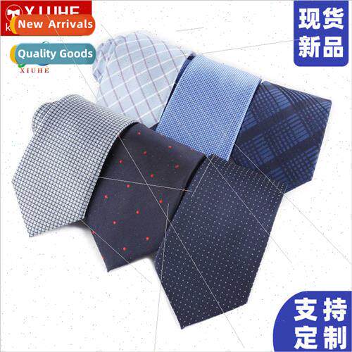 Men mal business black navy polka dot professional work hand