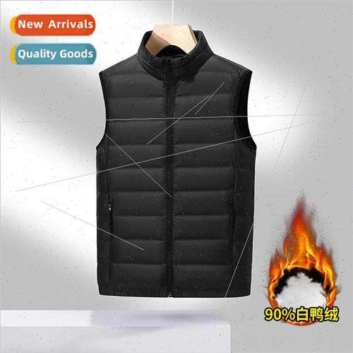Down jacket vest 90 whe duck down men women couples casual j