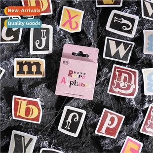 stickers boxed vintage alphabet dec Vintage handbook letters
