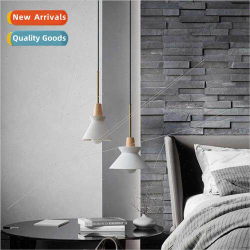 Scandinavian simple cement chandelier bedside dining table b