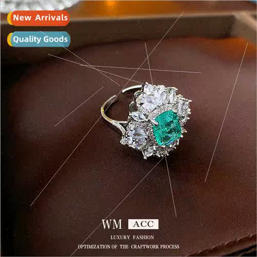 Diamond zirconia open ring fashion hundred match finger ring