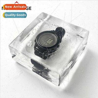 Outdoor electronic watch shockproof temperature stopwatch me