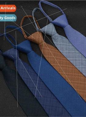 Tie men casual Korean students men women easy to pull knot-f