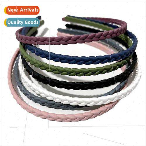 Hair accessories frosted braided twist braid hair bands colo