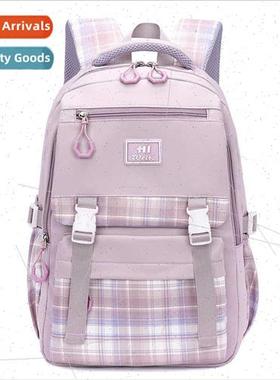 Nylon Fabric Shoulder Bag Women Middle School Schoolbag Wate