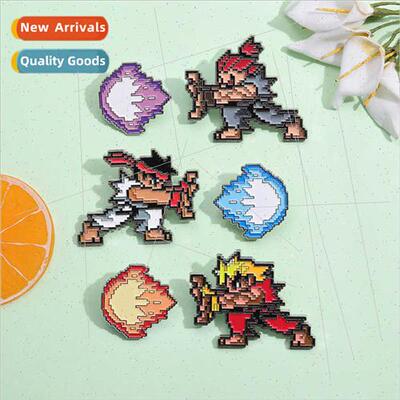 Creative personaly anime character modeling brooch cute cart