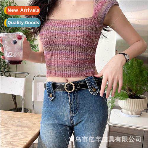 Casual ladies belt fashion senior sense new jeans belt stude