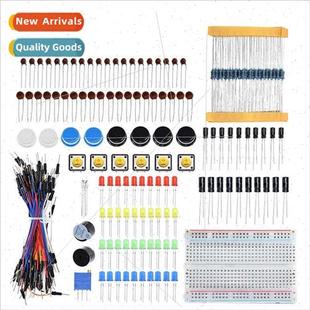 Set Bridge Hole Capacor Breadboard LED 400 Resistor