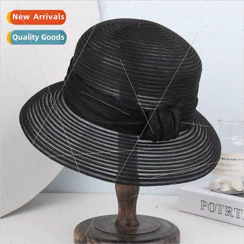 Organza hat children foldable sunshade basin hat Hepburn win