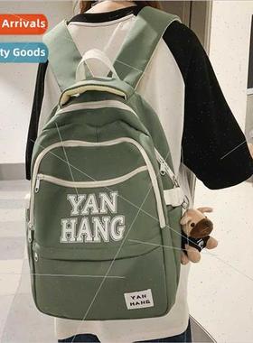 large-capacy shoulder bag male Japan ins casual travel backp