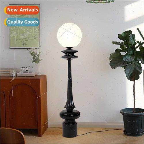 Chinese antique living room floor lamp black retro bedroom s