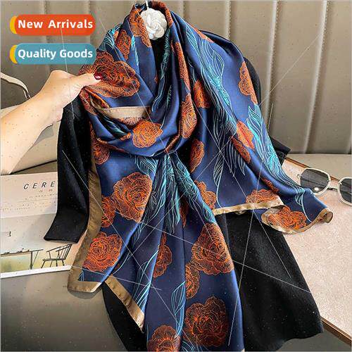 lk scarf female fashion temperament simulation silk fall win