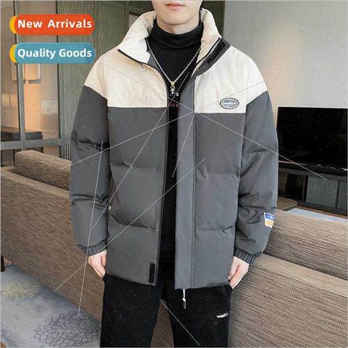 Cotton jacket men winter warm hooded fake twoPCS cotton jack