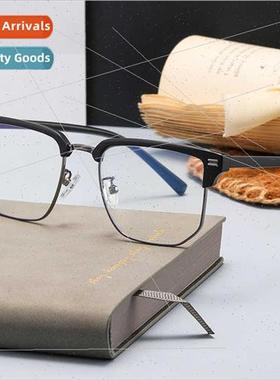 14515 Men square frame anti-blue light glasses TR90 eyebrow