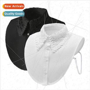 Shirt Collar Material Fake Collar Water-soluble Embroidery F