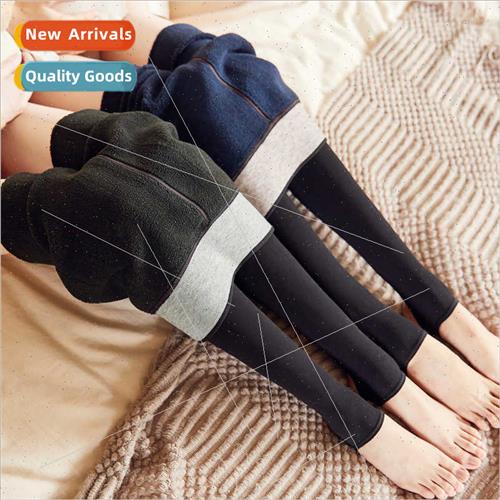 Winter 600 grams padded thickened bottoming pants women fat