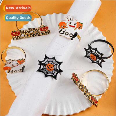 Creative Personalised Paper Towel Ring Halloween Spider Web