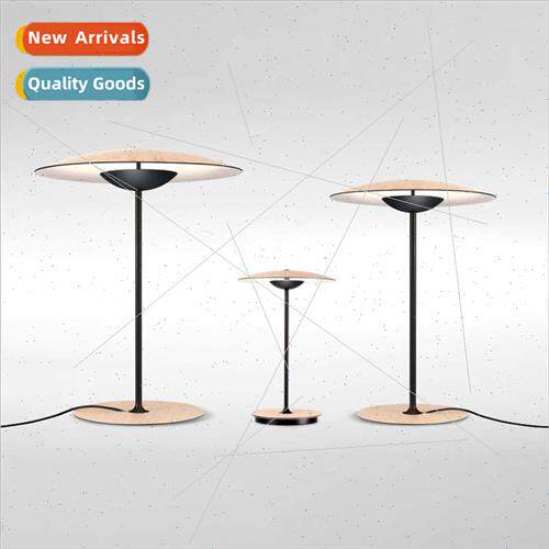 Italian design bucket hat flying saucer umbrella wood grain