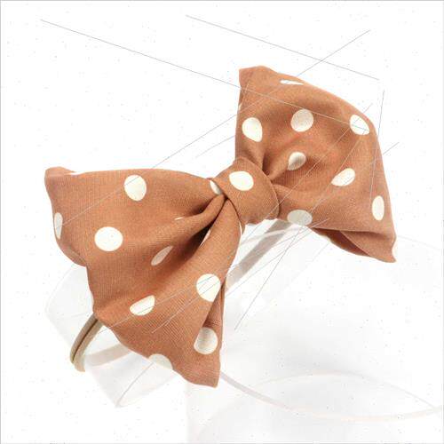 Baby Big Polka Dot No Trace HairbNewborn Dot Nylon HairbHair