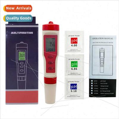 4-in-1 Portable PH Meter Auto-calibrated pH Test Pen TDS Wat