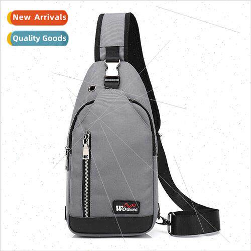 New large-capacy nylon men bags chest bag fashion leisure wa
