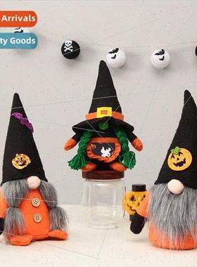 New  Halloween decorations ghost festival wizard hat faceles