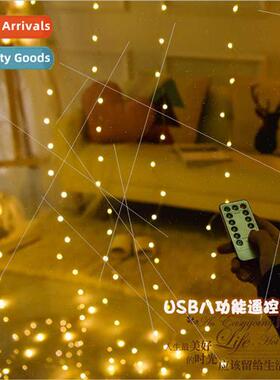 3*3 meters 300 copper wire curtain lights waterproroom decor