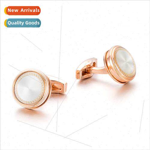 Qualy Cufflinks Cubic Character Cufflinks Rose Gold Cufflink