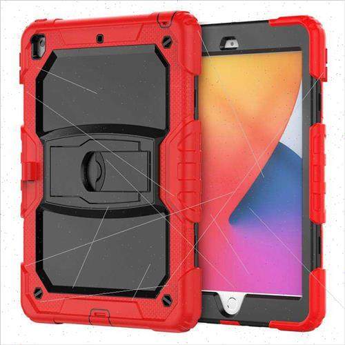 Suable iPad 7th 2019 licone Protective Back Case PC StiPad 8