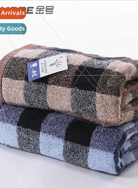 G1407 78*34.5 plaid cotton face towel 100g group purchase we