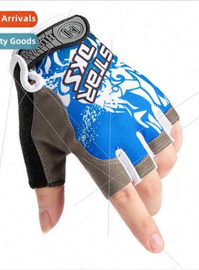 Cycling gloves half finger men women -slip open finger breat