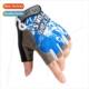 finger men women Cycling open half slip breat gloves