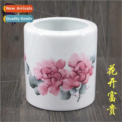 Ceramic Crafts Fortune Blossom Ink Green Pen Container s Bus