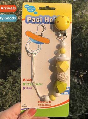 INS Wool Ball Pacifier Chain Teether Anti Drop Chain