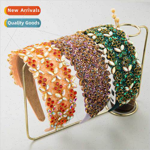 Hair bands Europe fashion baroque full diamonds colorful wid