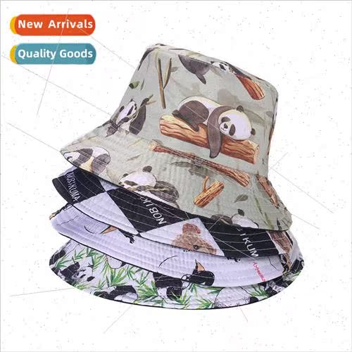 2023 spring summer Korean  new bear basin cap double-sided w