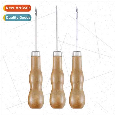 Double Gourd Awl Handmade Wooden Handle Wooden Handle Awl  H