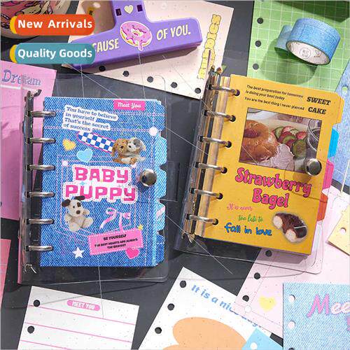 Loves Journal-A7 Loose-leaf Book Korea Cute Handbook Wring N