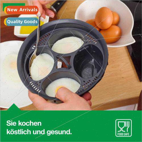 New kchen egg steamer food pp egg tray 4 holes egg steamer h