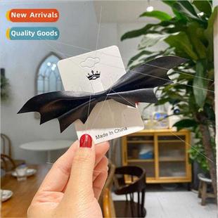 Hair Halloween Clip Bat Head 2023 Leather New