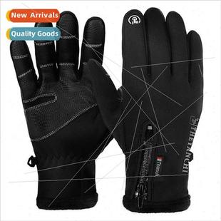 fleece slip gloves screen outdoor windprowaterprotouch Warm