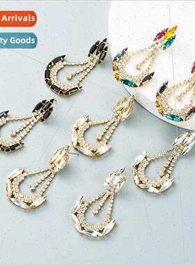 personalized creative anchor-like colorful rhinestone rhines